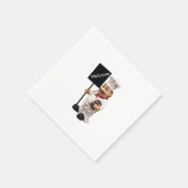 Chef cook - WELCOME-menukaart Servet (Hoek)