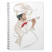 Chef Cookbook Recipe (plaats jouw tekst op handdoe Notitieboek (Voorkant)