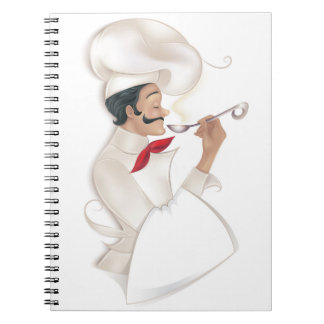 Chef Cookbook Recipe (plaats jouw tekst op handdoe Notitieboek