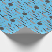 Chef Cookery School Afstuderen Keukenpatroon Cadeaupapier (Hoek)