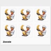 Chef Cooking Fried Rice Sticker (Vel)