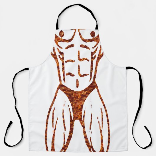 Chef Cooking Gag Gift | Spier van de Funny Novelty Schort (Voorkant)