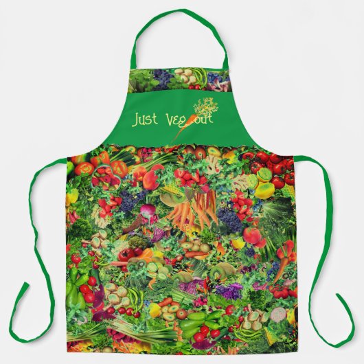 Chef Cookout groenten Schort (Voorkant)