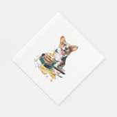 Chef Corgi - Grappige Koken Hond Servet (Hoek)