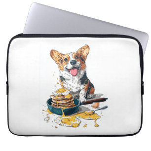Chef Corgi � Grappige Kookhond Laptop Sleeve