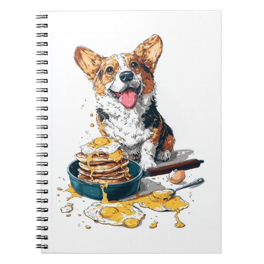 Chef Corgi � Grappige Kookhond Notitieboek (Voorkant)