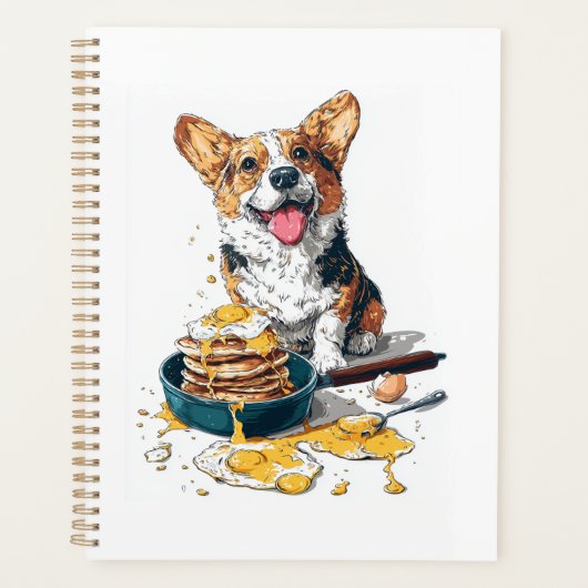 Chef Corgi � Grappige Kookhond Planner (Voorkant)