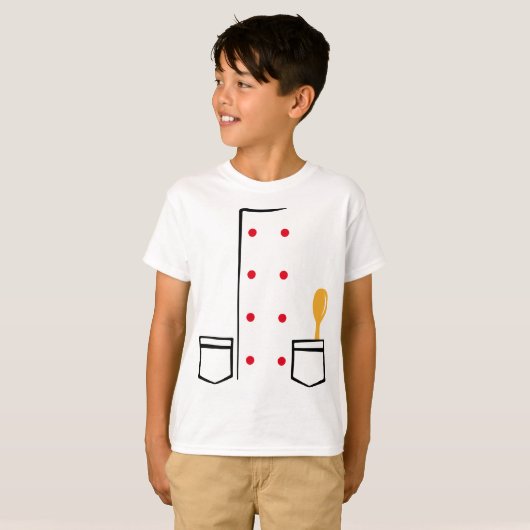 Chef costume t-shirt (Voorkant volledig)