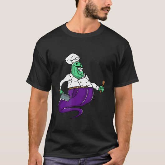 Chef Culary Ghost Cook Baker Love T-shirt (Voorkant)