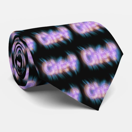 "Chef & culinair beroep" Stropdas (Opgerold)