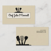 Chef Culinair Visitekaartje (Voorkant / Achterkant)