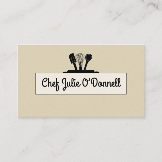 Chef Culinair Visitekaartje (Voorkant)