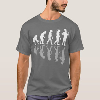 Chef Culinal Cook Funny Human Evoluking Cooking F T-shirt