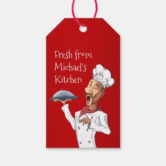 Chef Custom Kitchen Cadeaulabel (Voorkant)