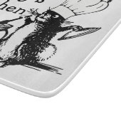 Chef Cute Bunny Specialized Art Snijplank (Hoek)