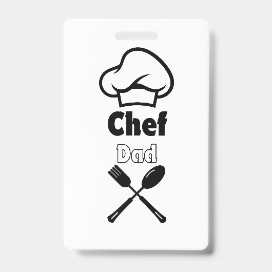Chef Dad Badge (Front)