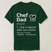 Chef Dad Funny Definition Cook Cooking Lover T-shirt (Design voorkant)