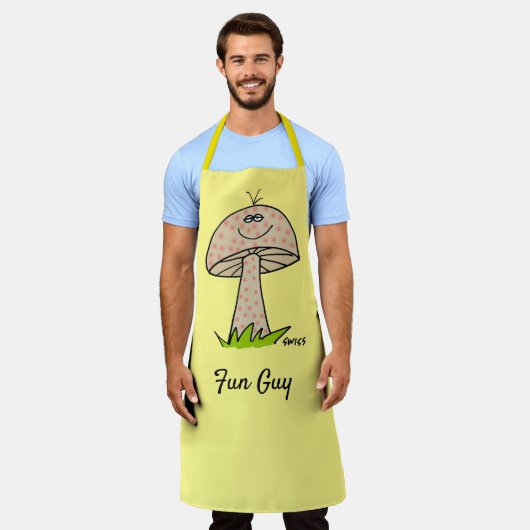 Chef Dad Funny Fun Guy Mushroom Schort (Gedragen)