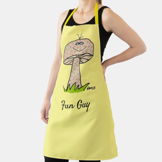 Chef Dad Funny Fun Guy Mushroom Schort (Insitu)