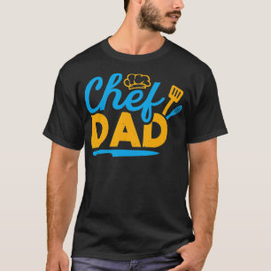 Chef Dad Sous Chefs Culture Kitchen Cooking bbq l T-shirt