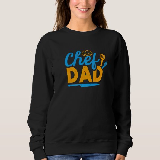 Chef Dad Sous Chefs Culture Kitchen Cooking Trui (Voorkant)
