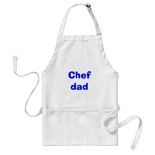 Chef dad standaard schort (Voorkant)