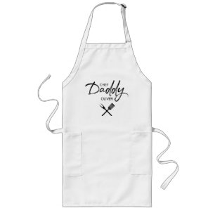 Chef Daddy Script Gepersonaliseerde vader Lang Schort