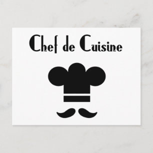 Chef de Cuisine Briefkaart