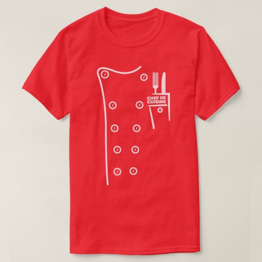 Chef De Cuisine Chef Cooking Funny T-shirt (Design voorkant)