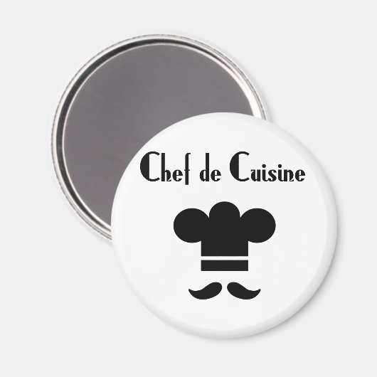 Chef de Cuisine Magneet (Voorkant / Achterkant)