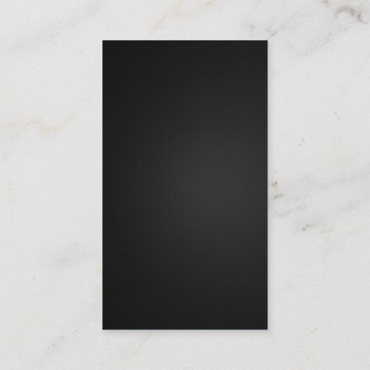 Chef de Cuisine - Modern Stylish Blue Visitekaartje (Achterkant)