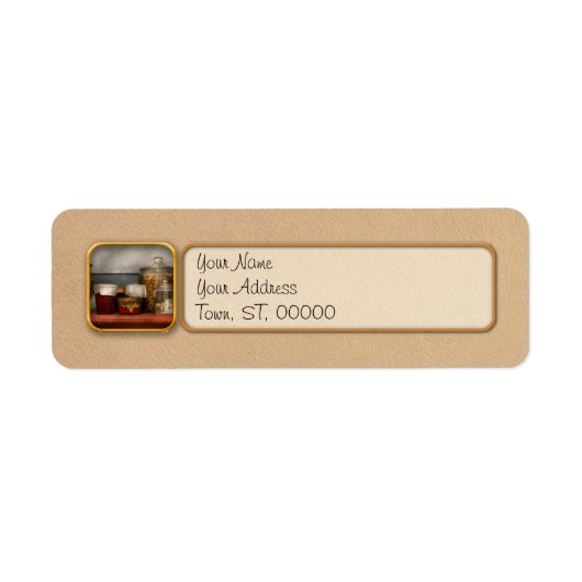 Chef - De mantel van tante Bessie Etiket (Voorkant)