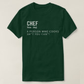 Chef Definition Funny Cooking Cook Gift T-shirt (Design voorkant)
