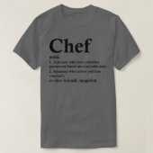 Chef Definition Funny Line Cook Occupation T-shirt (Design voorkant)