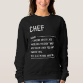 Chef Definition Shirts Funny Job Title (Voorkant)