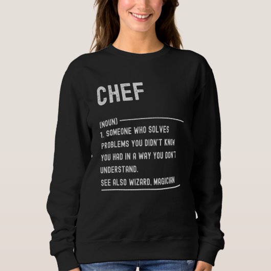 Chef Definition Shirts Funny Job Title (Voorkant)