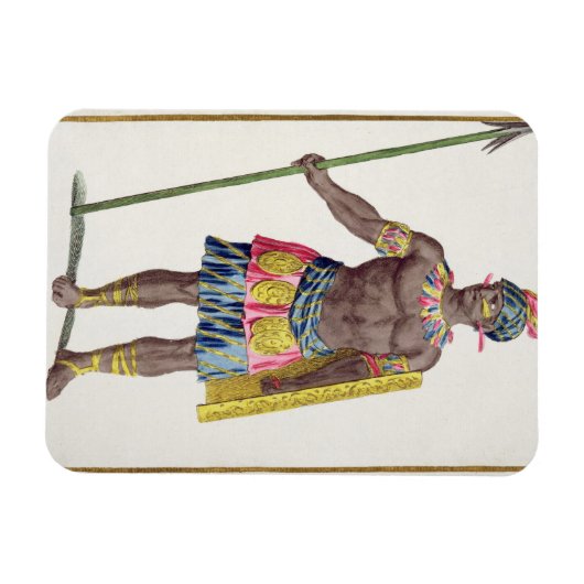 Chef der Hondurezen, 1780 (gekleurd) Magneet (Horizontaal)