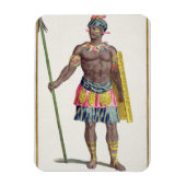 Chef der Hondurezen, 1780 (gekleurd) Magneet (Verticaal)