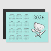 Chef Design 2026 Agenda Magnetische Kaart (Voorkant / Achterkant)