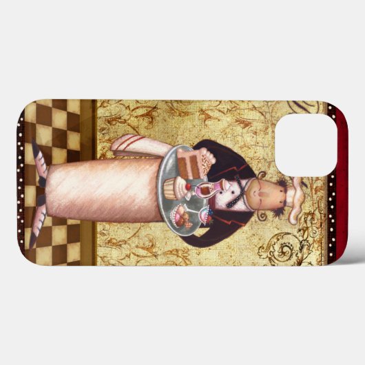 Chef Dessert Case-Mate iPhone Case (Achterkant (horizontaal))