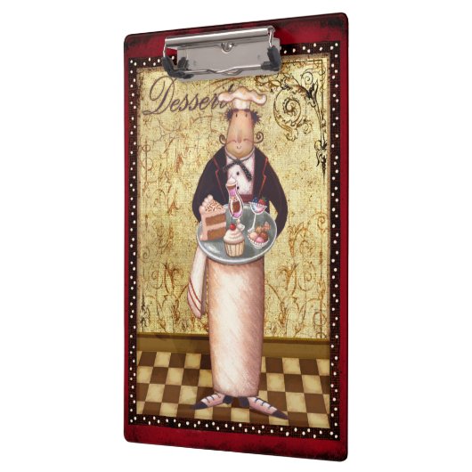 Chef Dessert Klembord (Links)