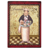 Chef Dessert Klembord (Achterkant)