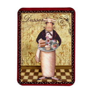 Chef Dessert Magneet