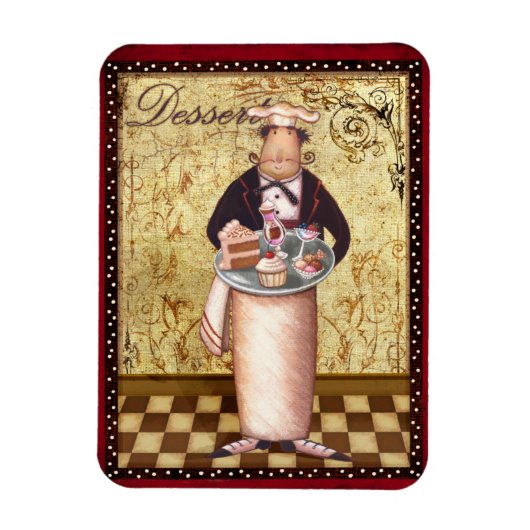 Chef Dessert Magneet (Verticaal)