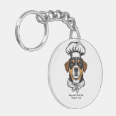 Chef Dog Vibes Sleutelhanger (Voorkant Links)