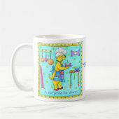 Chef Dog Whimsy Art Name Personalized Koffiemok (Links)