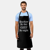 Chef door Nacht Mannen Doctor Schort (Gedragen)