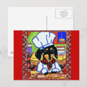 Chef Doxie Briefkaart (Voorkant / Achterkant)