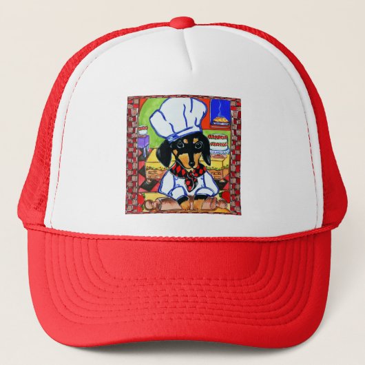 Chef Doxie Trucker Pet (Voorkant)