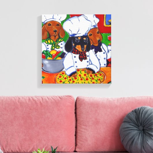 CHEF DOXIES CANVAS AFDRUK (Insitu (Woonkamer))